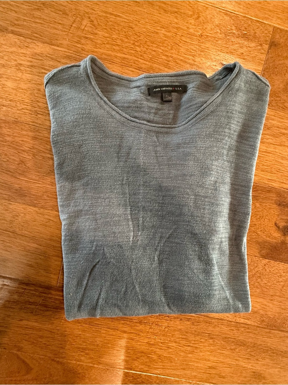John Varvatos Gray Crewneck Sweater